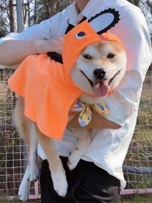 Chainsaw Man Pet Costume – Summer Poki Cloak for Dogs and Cats|PetSphere