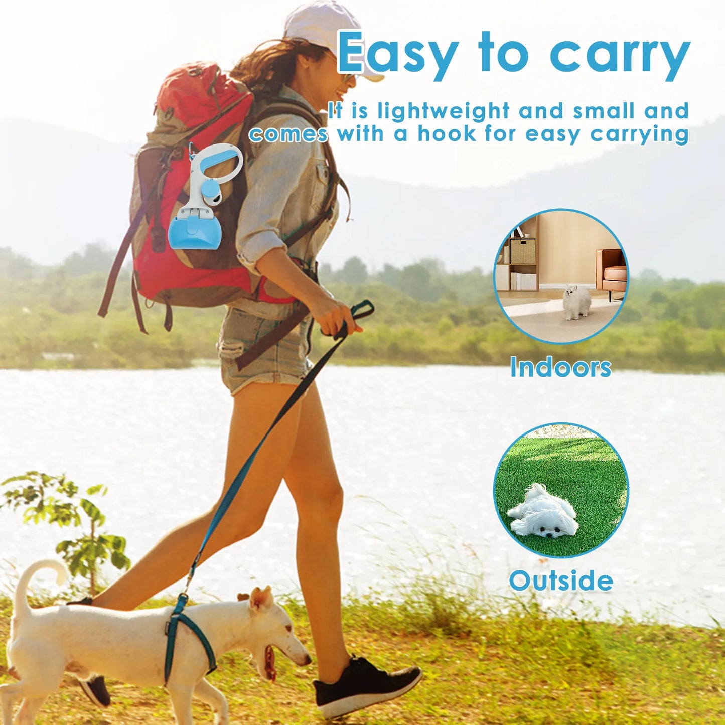 Portable Dog Pooper Scooper – Hands-Free Pet Waste Cleaner|PetSphere