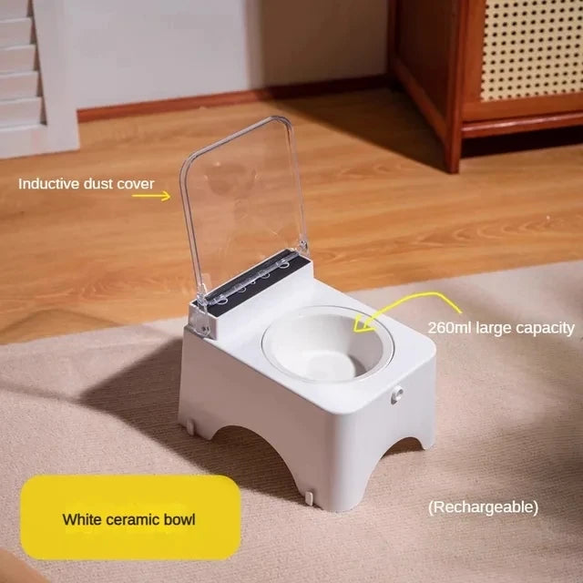 Smart Cat & Dog Feeder Bowl – Infrared Sensor Auto Pet Food Dispenser | PetSphere