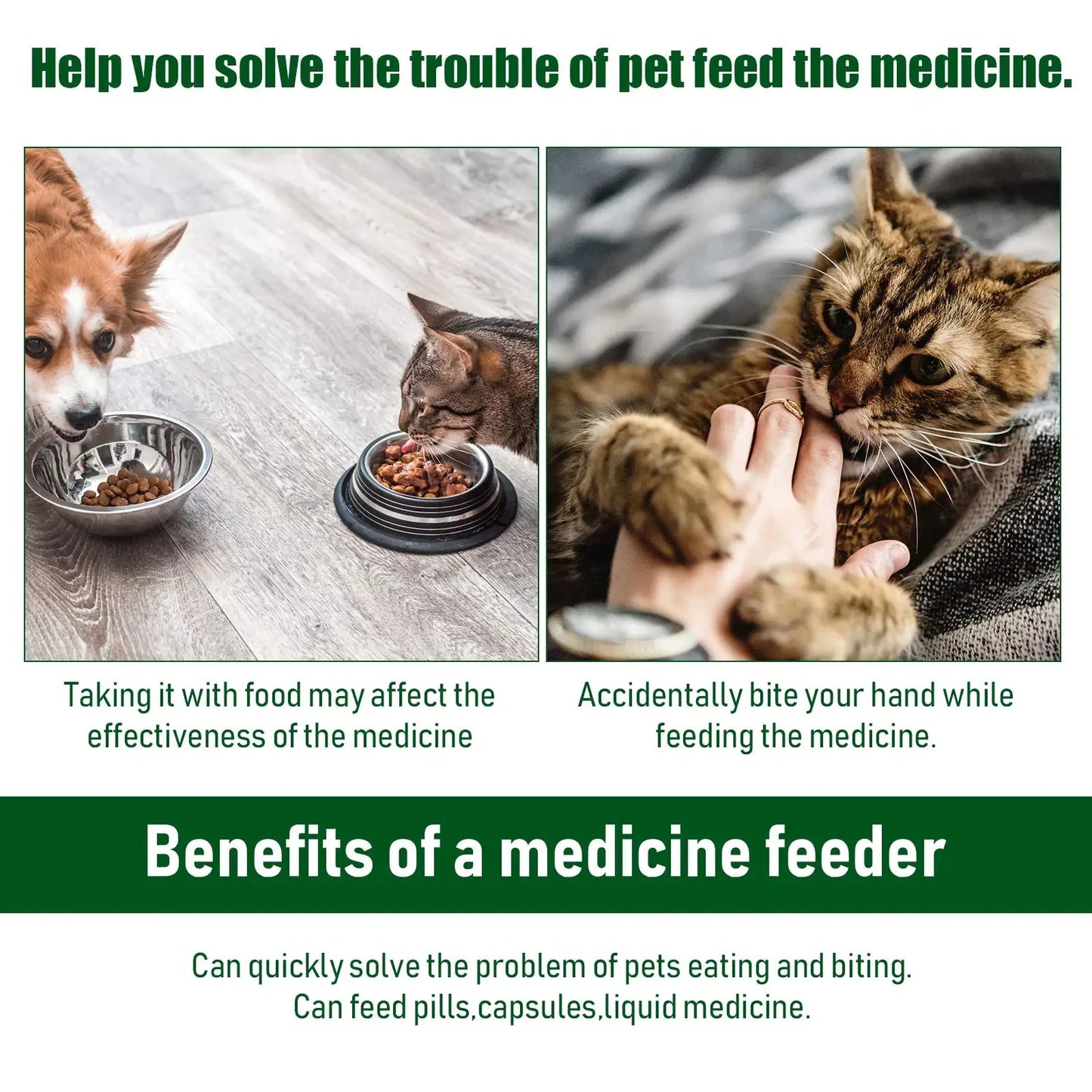 πΎ Pet Medicine Dispenser β Easy Pill Feeder for Cats & Dogs ππΆπ±