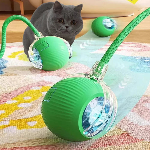 PetSphere PounceBall™ 2025 Intelligent Edition – Interactive Rolling Toy for Cats & Small Dogs