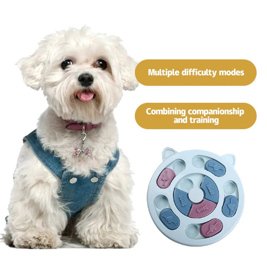 Interactive Slow-Feed Pet Toy – Brain-Training Feeder for Dogs & Cats