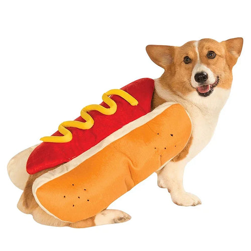 Halloween Hot Dog Pet Costume – Adjustable Sausage Outfit for Dogs & Cats|PetSphere