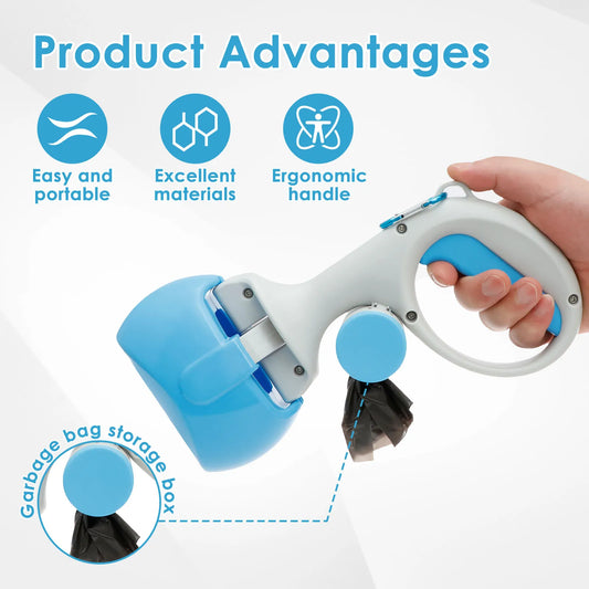 Portable Dog Pooper Scooper – Hands-Free Pet Waste Cleaner|PetSphere