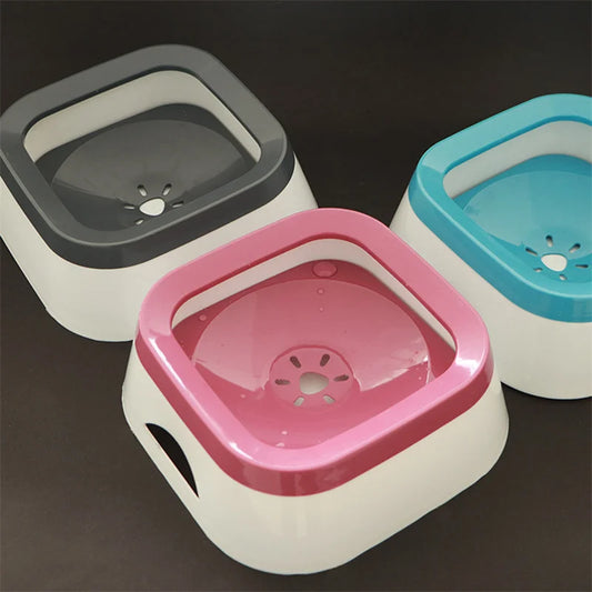 Anti-Splash pet Water Bowl – 1L Large Capacity for Puppies & Cats