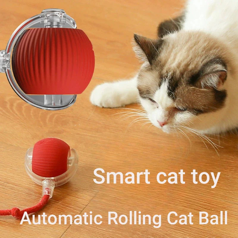 PetSphere PounceBall™ 2025 Intelligent Edition – Interactive Rolling Toy for Cats & Small Dogs