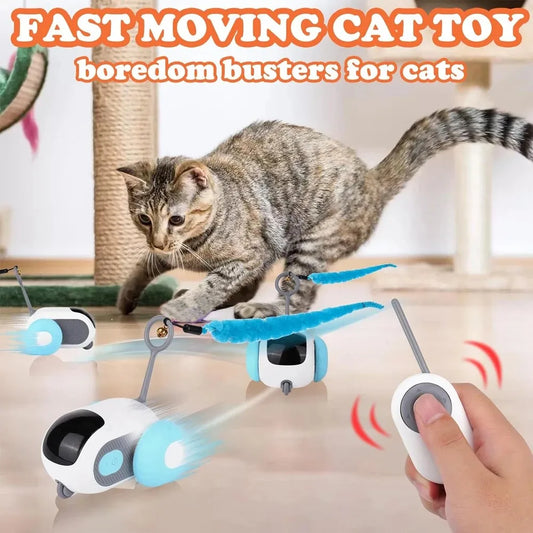 Chase-Me Smart Pet Car 🚗✨ (Interactive Toy for Cats & Dogs)|PetSphere