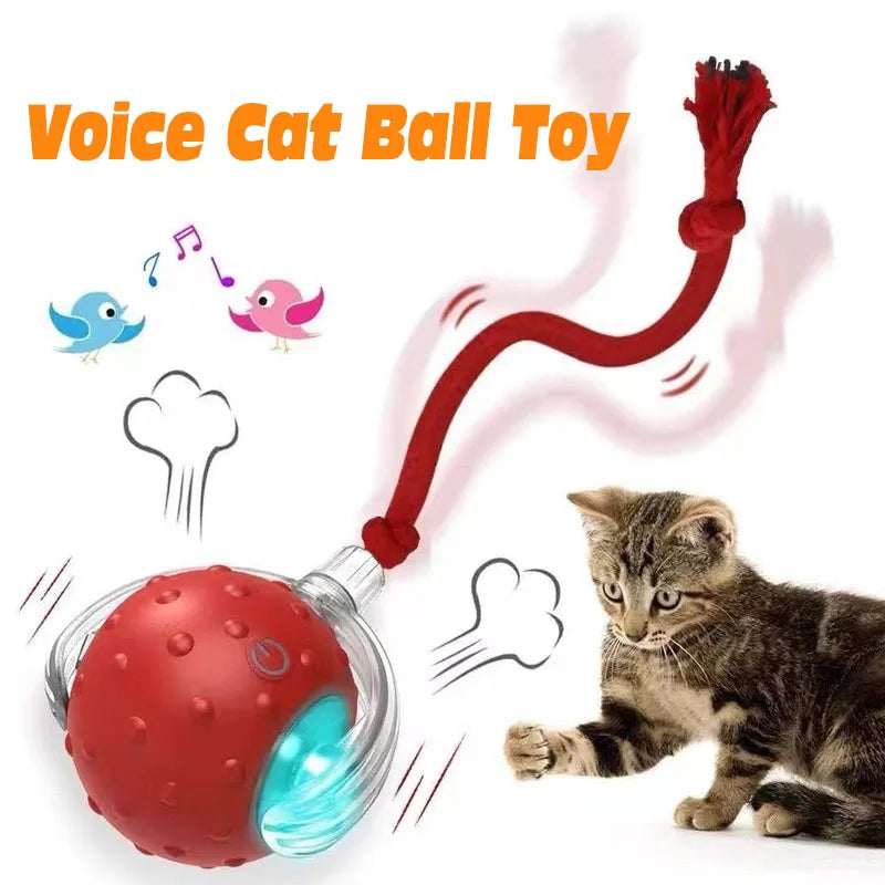 PetSphere PounceBall™ 2025 Intelligent Edition – Interactive Rolling Toy for Cats & Small Dogs