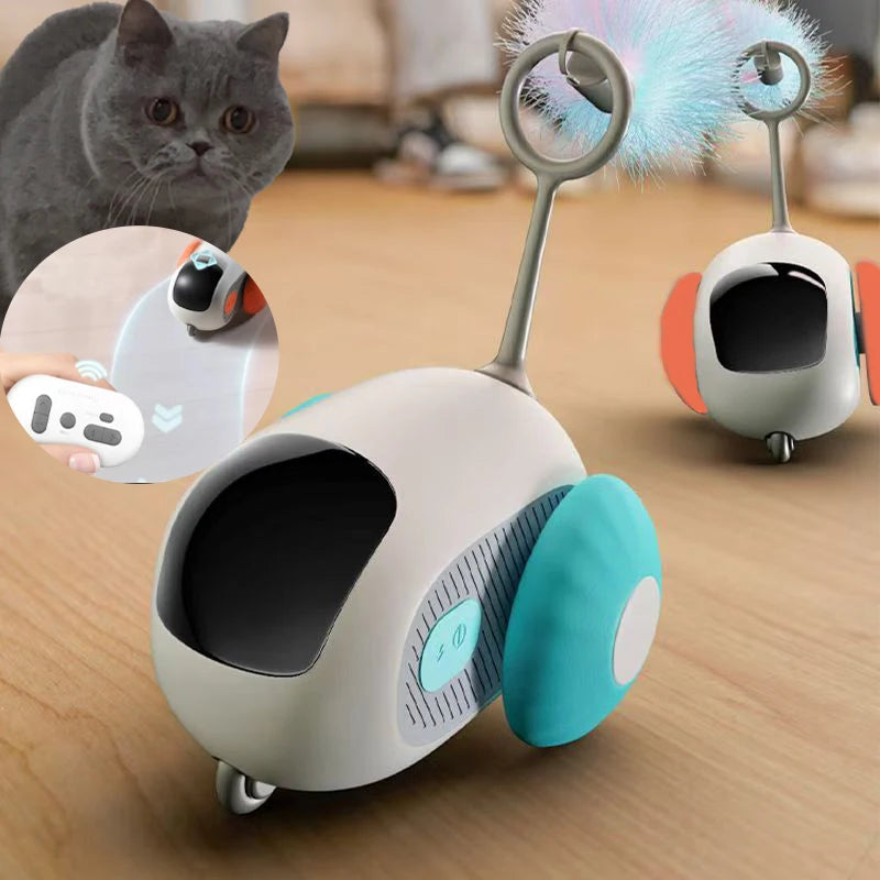 Chase-Me Smart Pet Car 🚗✨ (Interactive Toy for Cats & Dogs)|PetSphere