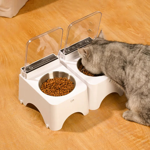 Smart Cat & Dog Feeder Bowl – Infrared Sensor Auto Pet Food Dispenser | PetSphere