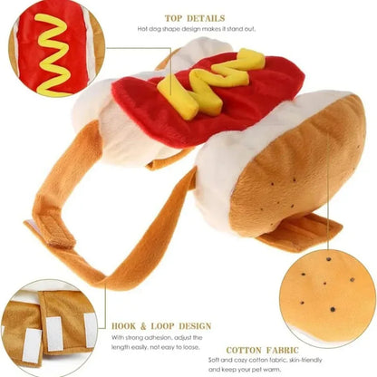 Halloween Hot Dog Pet Costume – Adjustable Sausage Outfit for Dogs & Cats|PetSphere