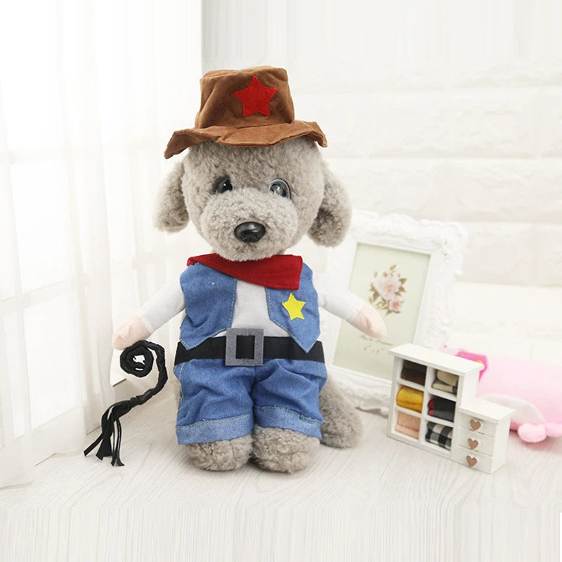 Cowboy Jeans Hoodie Costume – Cute Outfit for Dogs and Cats