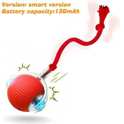 PetSphere PounceBall™ 2025 Intelligent Edition – Interactive Rolling Toy for Cats & Small Dogs