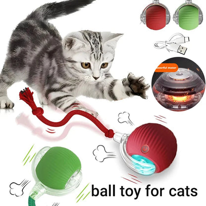 PetSphere PounceBall™ 2025 Intelligent Edition – Interactive Rolling Toy for Cats & Small Dogs