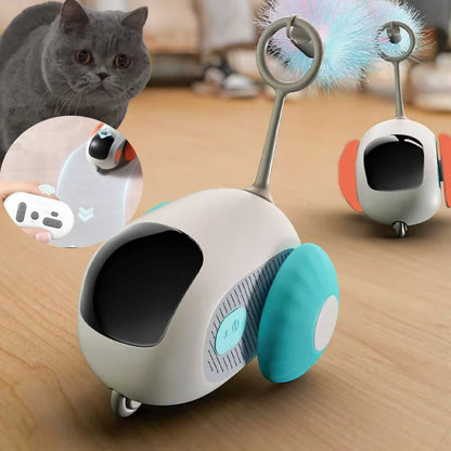 Chase-Me Smart Pet Car 🚗✨ (Interactive Toy for Cats & Dogs)|PetSphere