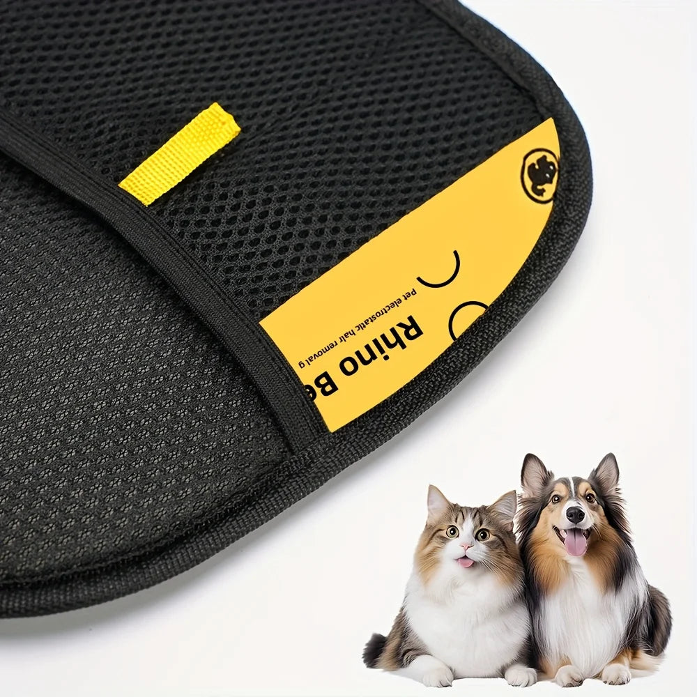 FurMagnet Pro – Static Grooming Gloves for Cats & Dogs, Fur Removal & Massage|PetSphere